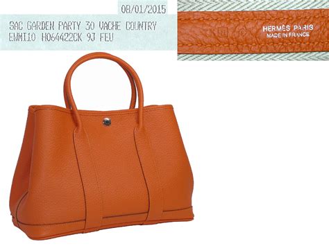 hermes garden party stamp r